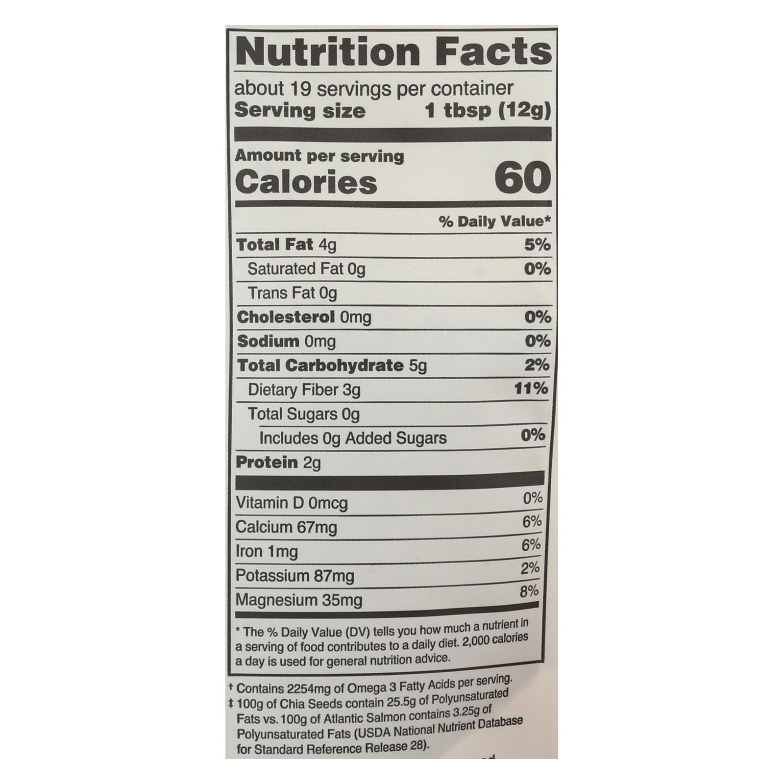 Navitas Naturals Chia Seeds - Organic - Raw - 8 Oz - Case Of 12 - Image 3