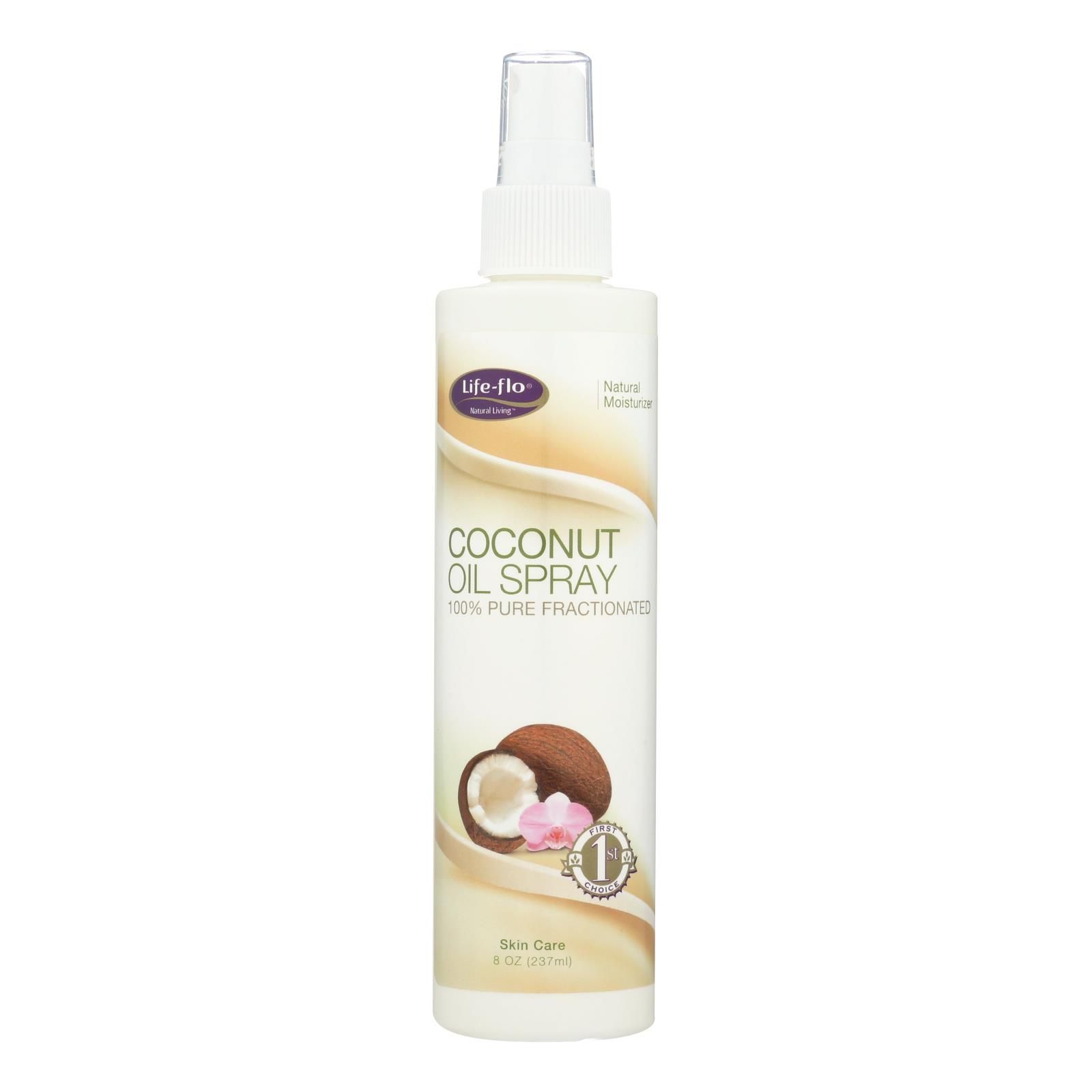 Life-flo 100% Pure Fractionated Coconut Oil Spray Skin Care - 1 Each - 8 Oz - Image 2