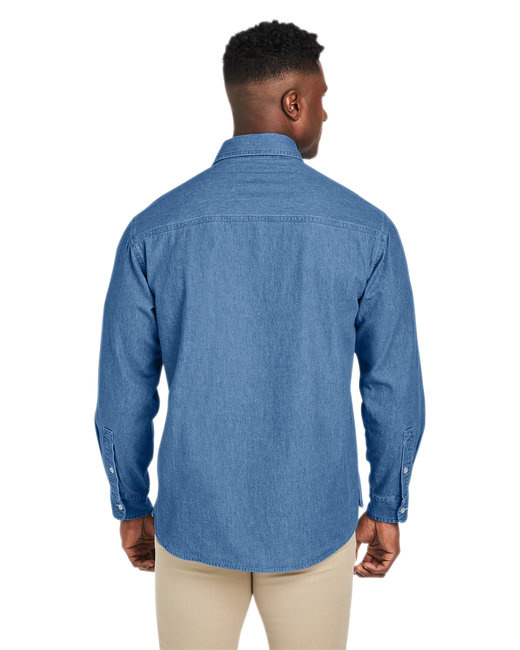 Men's Denim Shirt-Jacket - DARK DENIM - XS - Image 47