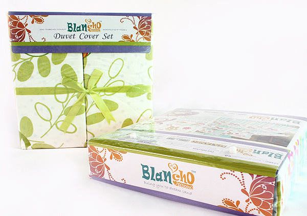 Blancho Bedding - [Love in the Rhine] 100% Cotton 4PC Comforter Cover/Duvet Cover Combo (Queen Size) - Image 6