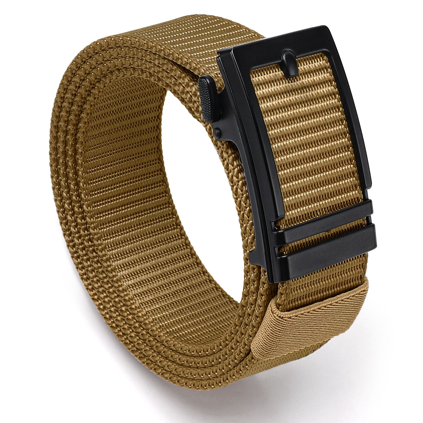 Hefujufang Nylon Ratchet Belt Golf Belt Cobra Buckle for Men/Women Web Belt with Automatic Slide Buckle,Valentines day gift… - Image 15