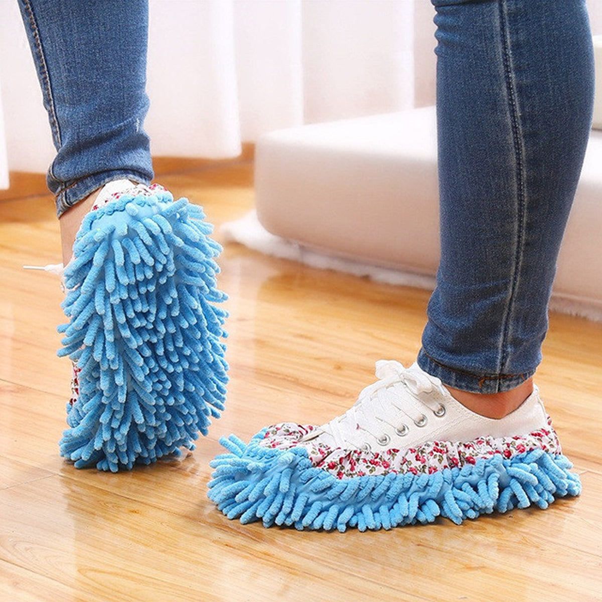 Lazy Maid Quick Mop Slip-On Slippers 3 prs / 6 pcs - Image 4