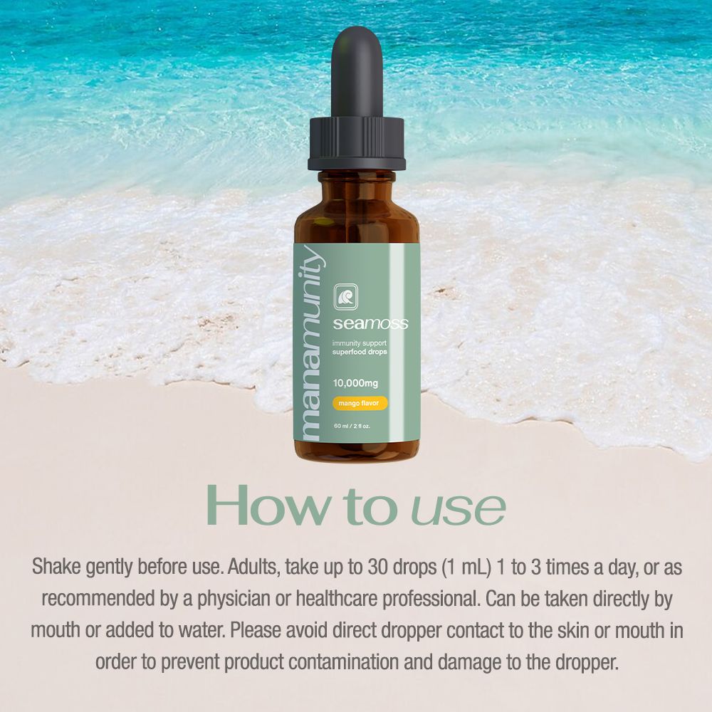 Sea Moss Liquid Drops 10,000 mg Organic Irish Sea Moss Gel with 350 mg Burdock Root Supplement & 20,000 mg Spirulina Immune Support, Joint & Thyroid Support - Vegan - Image 10