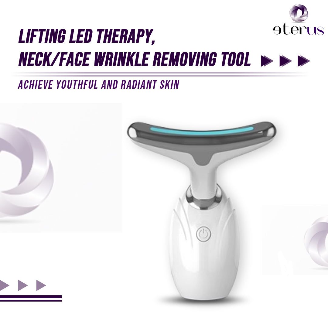 Facial Contour Massager & Neck Beauty Roller | Portable Cordless Skin Renewal Wand for Lotions and Serums | Triple Action Micro-Vibration - Image 3