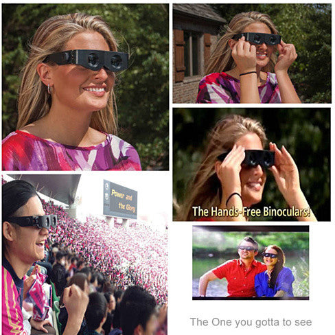 Wearable Binoculars - Hands Free Binoculars And Eye Glasses Together - Image 4