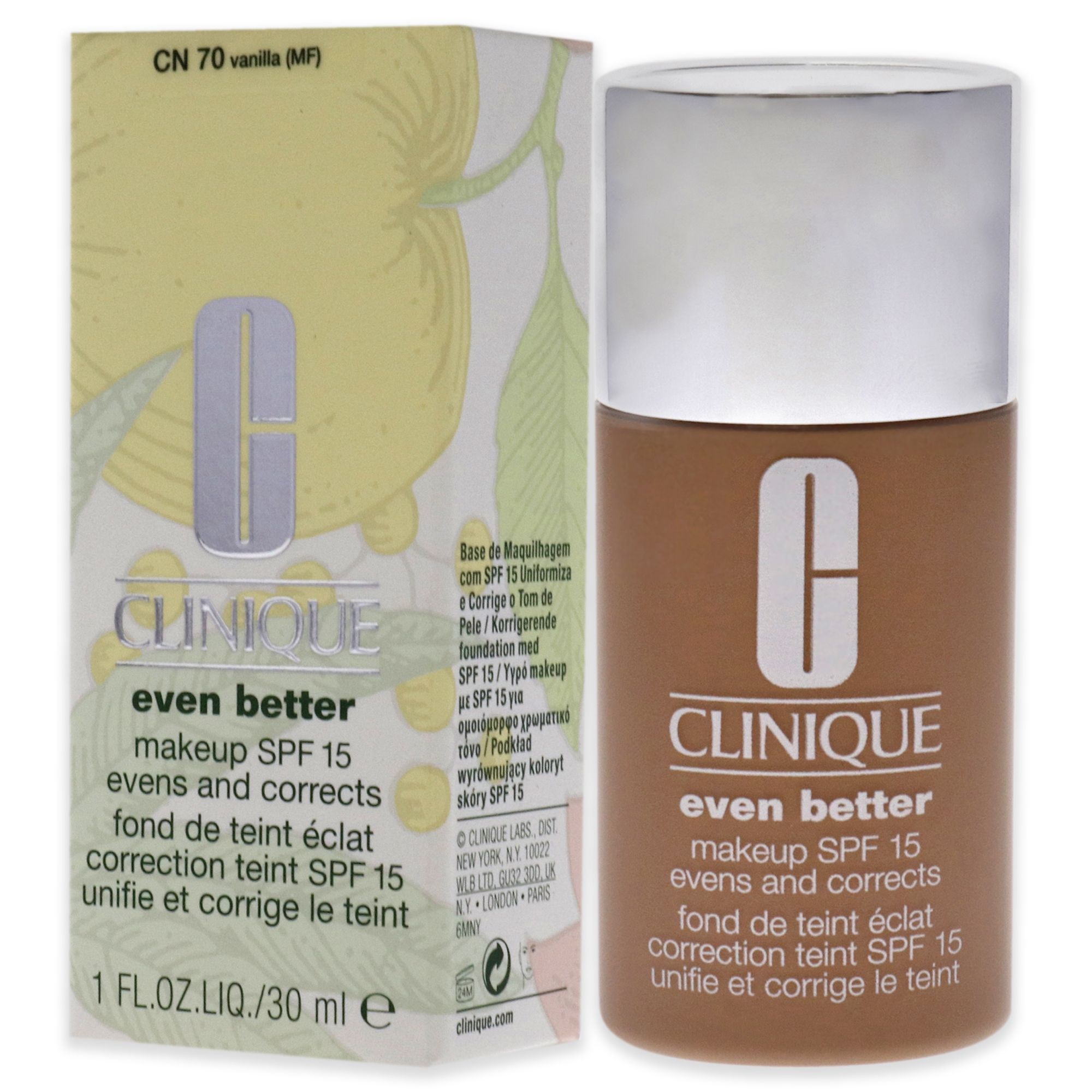 Even Better Makeup SPF 15 - 07 Vanilla (MF-G) - Dry To Combination Oily Skin by Clinique for Women - 1 oz Foundation - Image 4