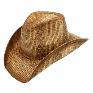 Stride Toyo Straw 3.5 Inch Brim Braided Cowboy Drifter Hat