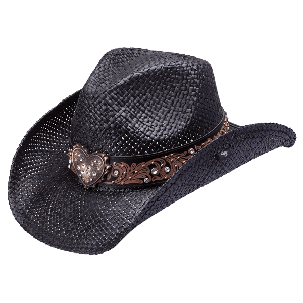 Flint Straw Western Drifter Cowboy Hat