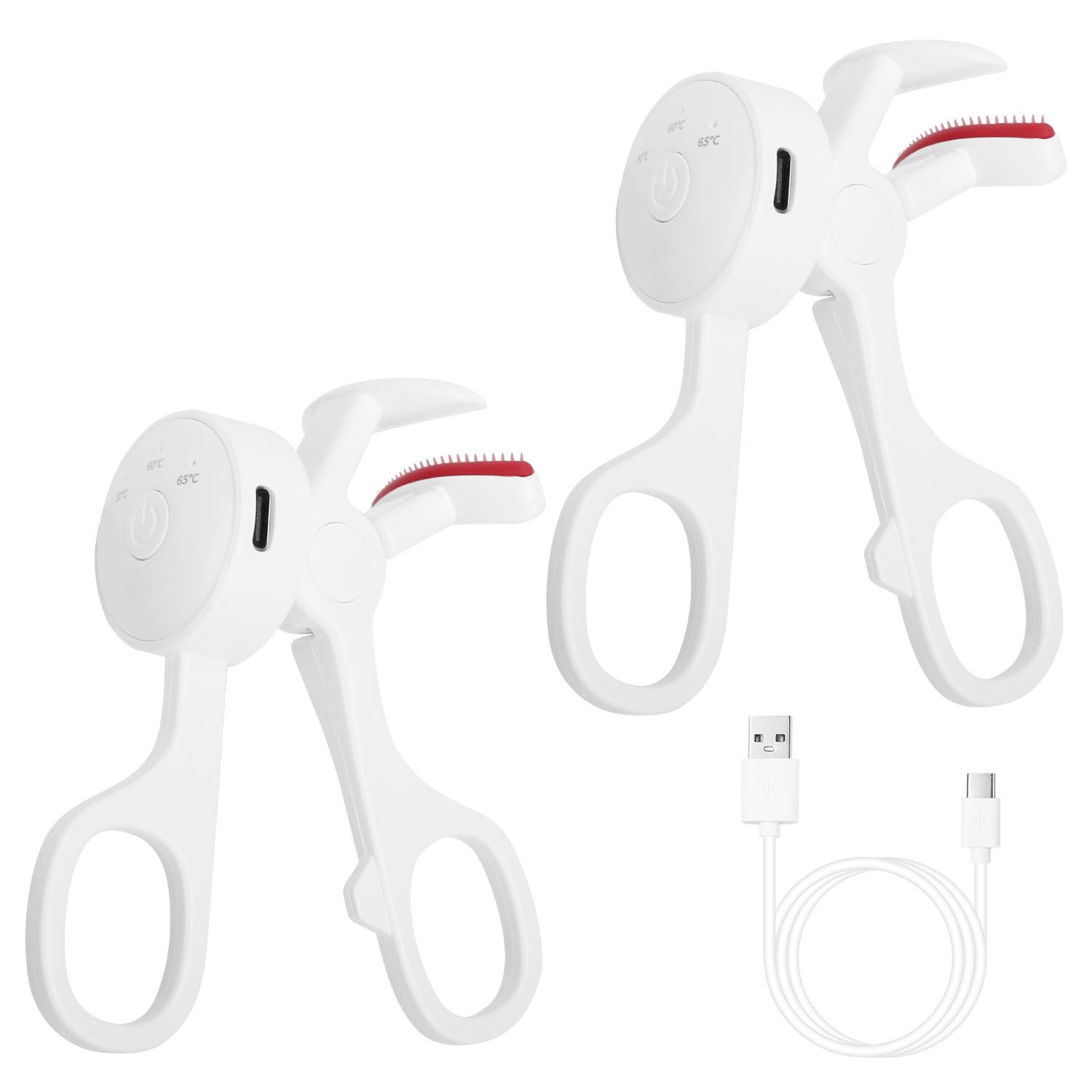 Heated Eyelash Curler Electric USB Rechargeable Eyelash Curler Anti-Burn Compact with Comb Heat up Fast Within 8S for All Eye Shapes for Women Make Up Gift Travel Valentine Mother Day - Image 13