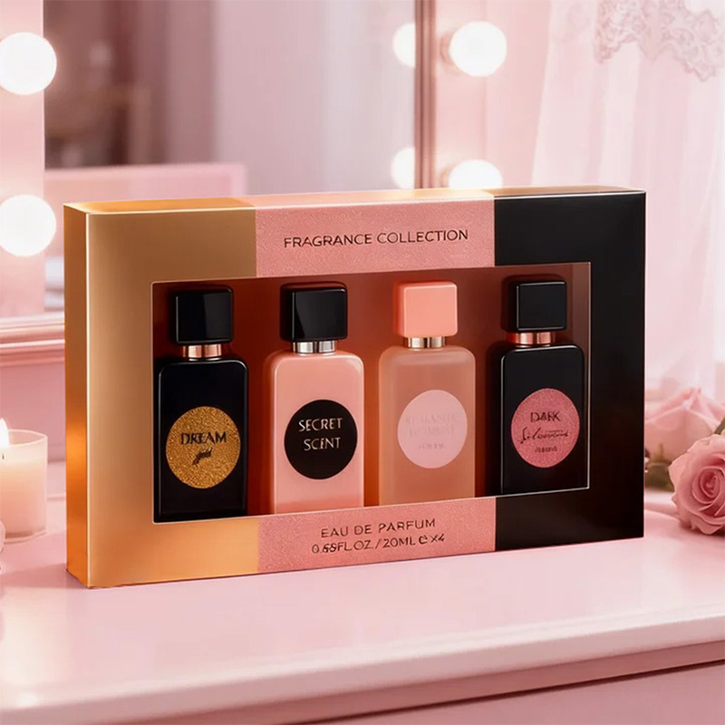 4-Piece Women's Perfume Gift Set (0.68oz Each ) - 4Long-Lasting Sweet & Fresh Scents, The Perfect Holiday, Date & Party Gift - Image 4