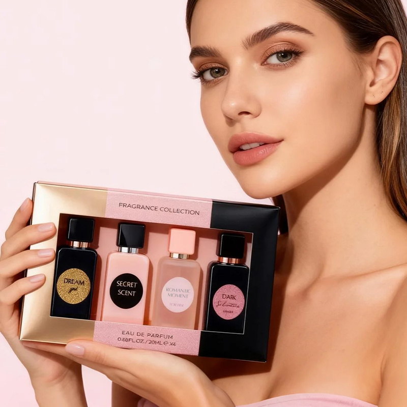 4-Piece Women's Perfume Gift Set (0.68oz Each ) - 4Long-Lasting Sweet & Fresh Scents, The Perfect Holiday, Date & Party Gift - Image 5