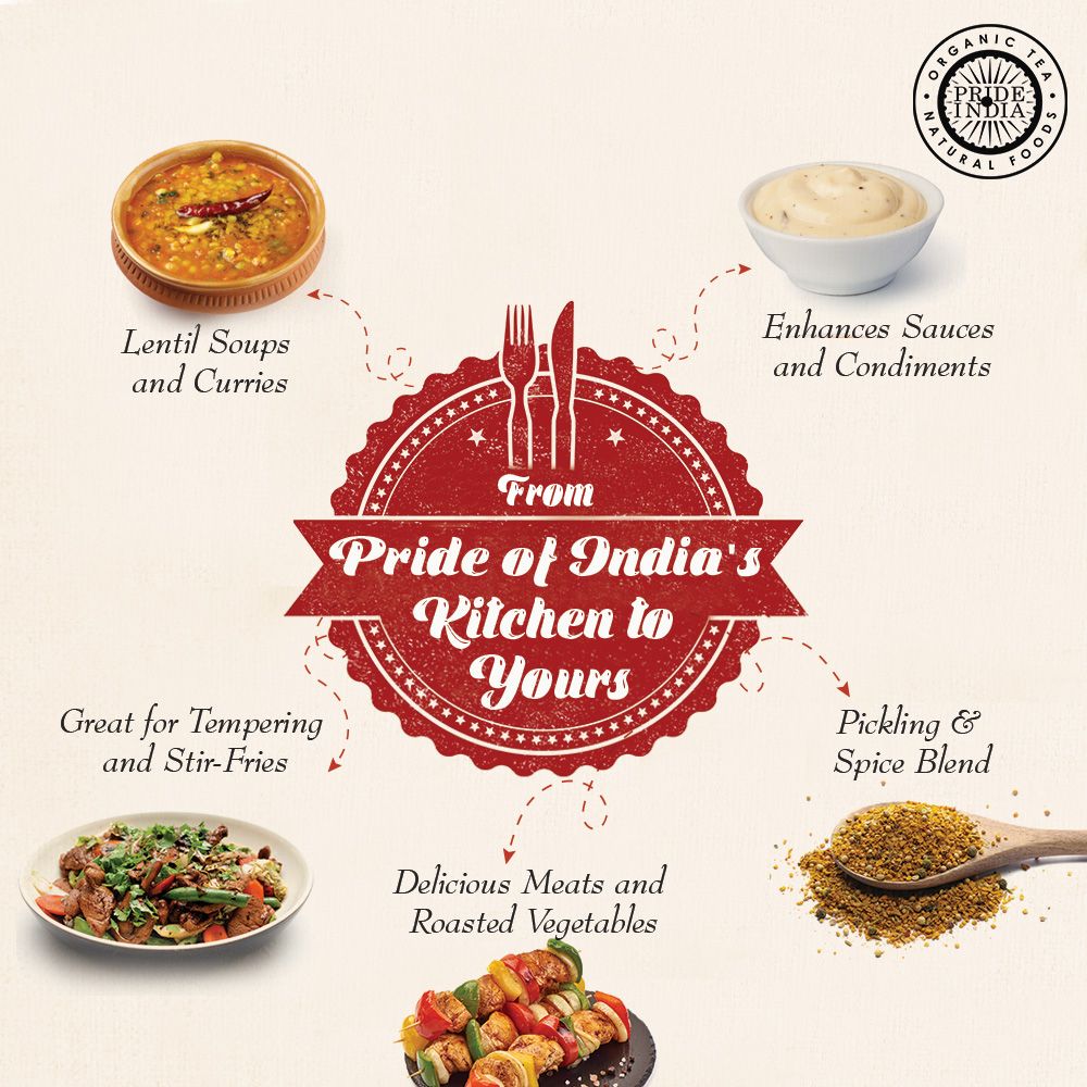 Pride of India | Black Mustard Seed 12 oz (340 gm) Medium Dual Sifter Bottle | Gourmet & Vegan Indian Spice | Pungent/Spicy Flavor | Dry Seasoning | Gluten Free & Non-Bioengineered | Easy to Use - Image 6