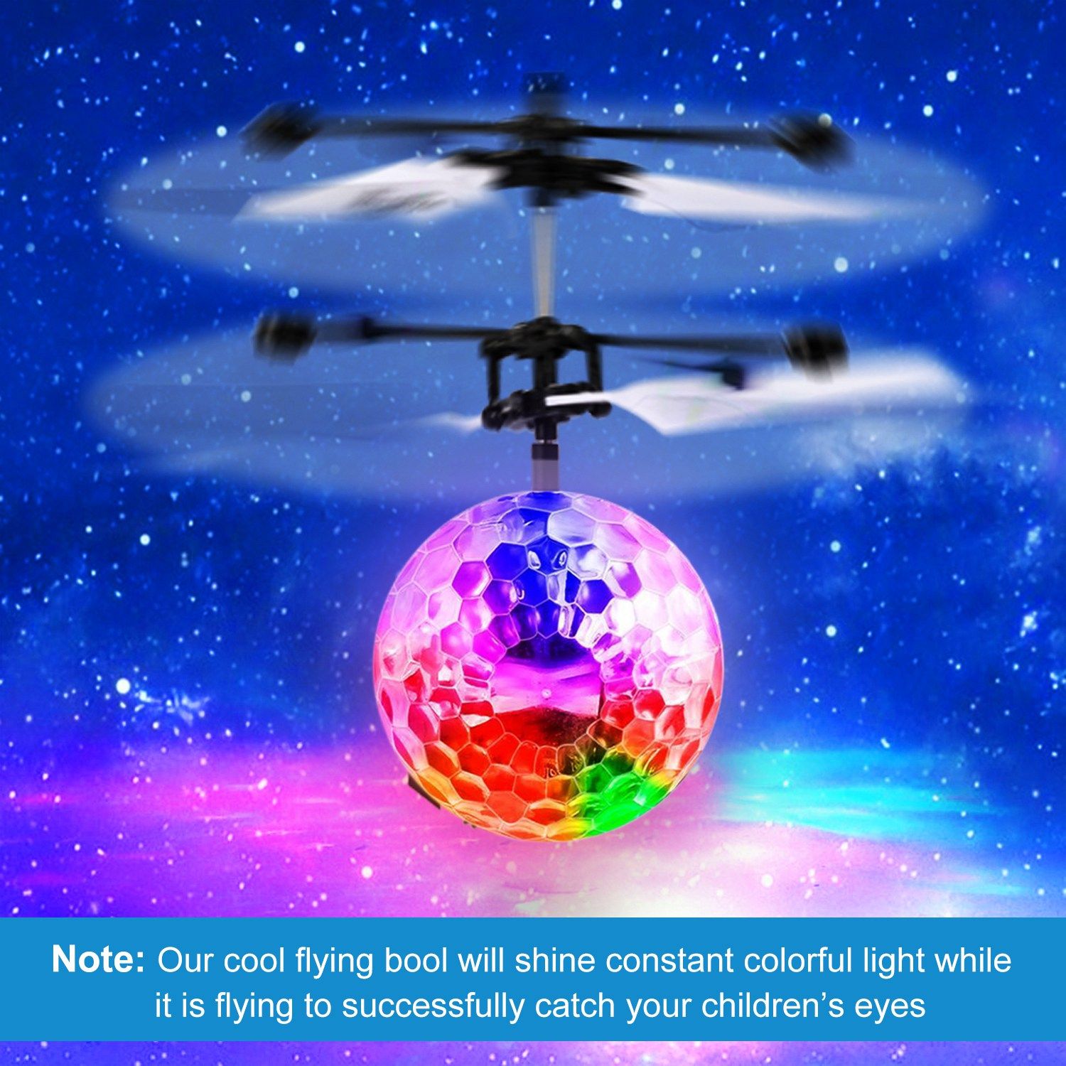 RC Flying Balls Electric Infrared Induction Drone Helicopter Ball LED Light Kids Flying Toy - Image 11