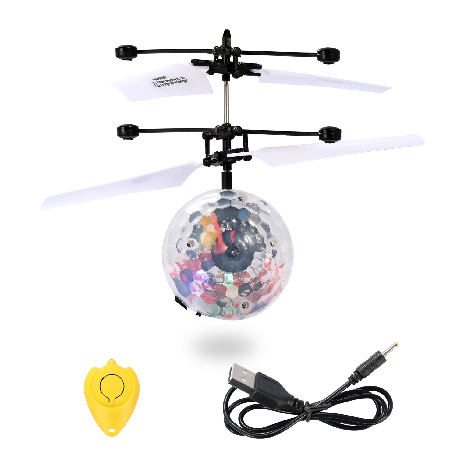 RC Flying Balls Electric Infrared Induction Drone Helicopter Ball LED Light Kids Flying Toy - Image 9