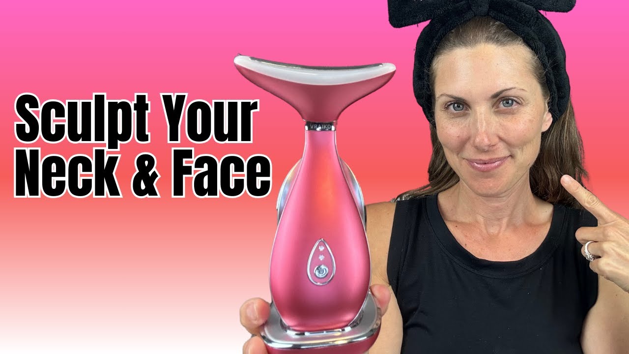 Facial Contour Massager & Neck Beauty Roller | Portable Cordless Skin Renewal Wand for Lotions and Serums | Triple Action Micro-Vibration - Image 9
