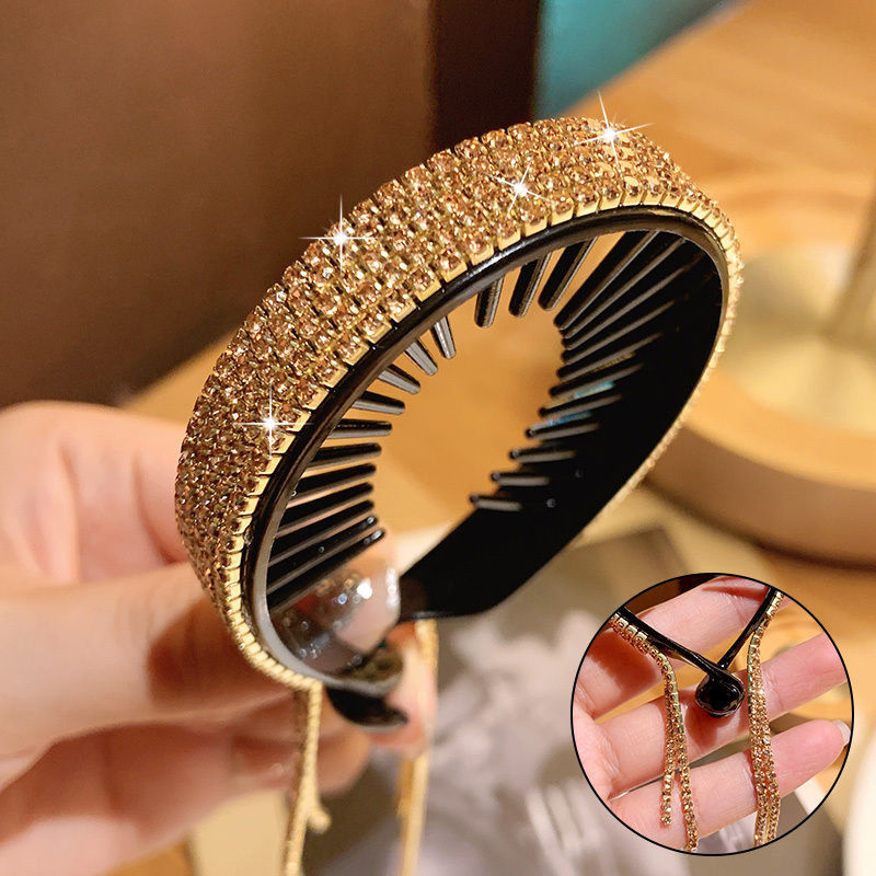 4 Pack Rhinestone Hair Bun Accessories Hair Styling Clips Birds Nest Hair Clip - Image 14