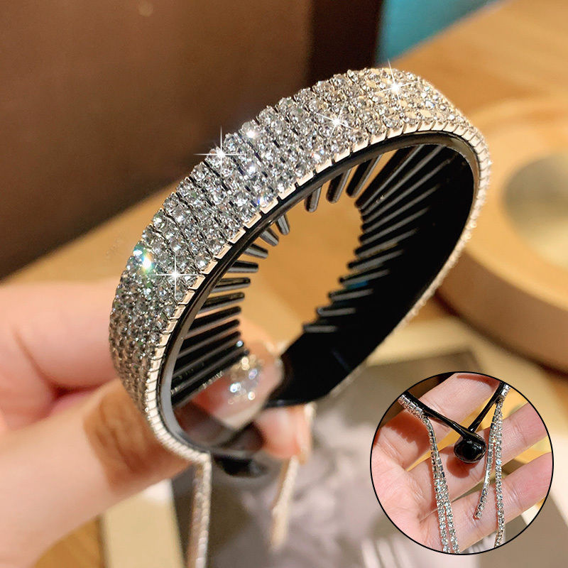 4 Pack Rhinestone Hair Bun Accessories Hair Styling Clips Birds Nest Hair Clip - Image 16