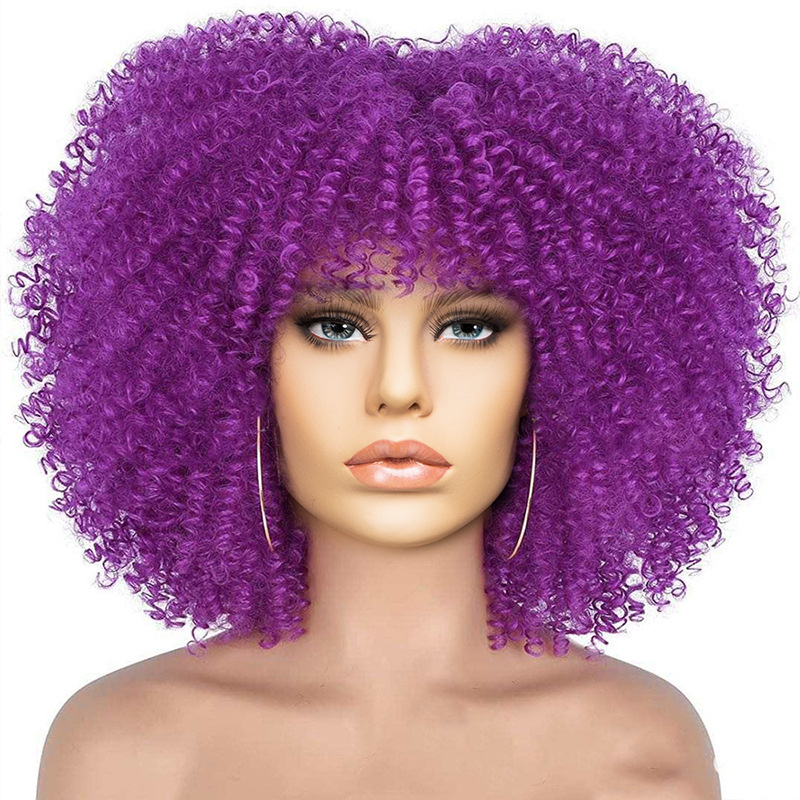 15Inch Curly Wigs for Black Women Afro Bomb Curly Wig - Image 11