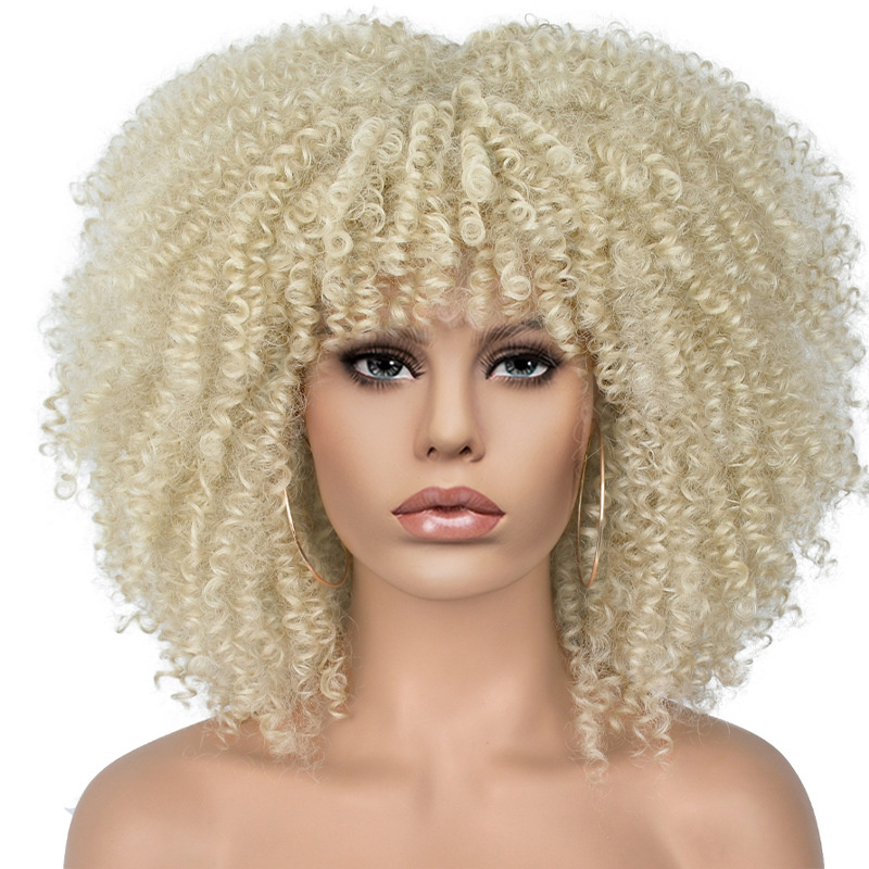 15Inch Curly Wigs for Black Women Afro Bomb Curly Wig - Image 46