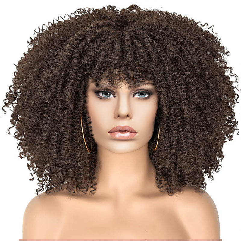 15Inch Curly Wigs for Black Women Afro Bomb Curly Wig - Image 56