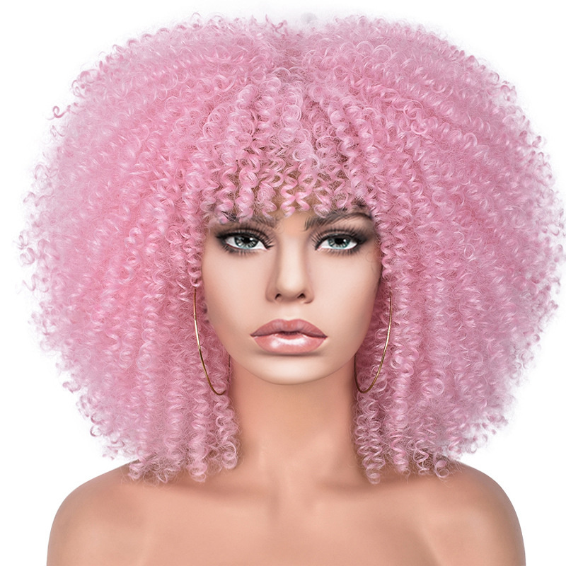 15Inch Curly Wigs for Black Women Afro Bomb Curly Wig - Image 41