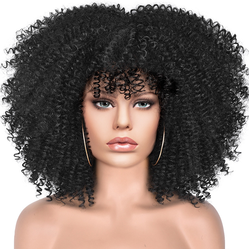 15Inch Curly Wigs for Black Women Afro Bomb Curly Wig - Image 21