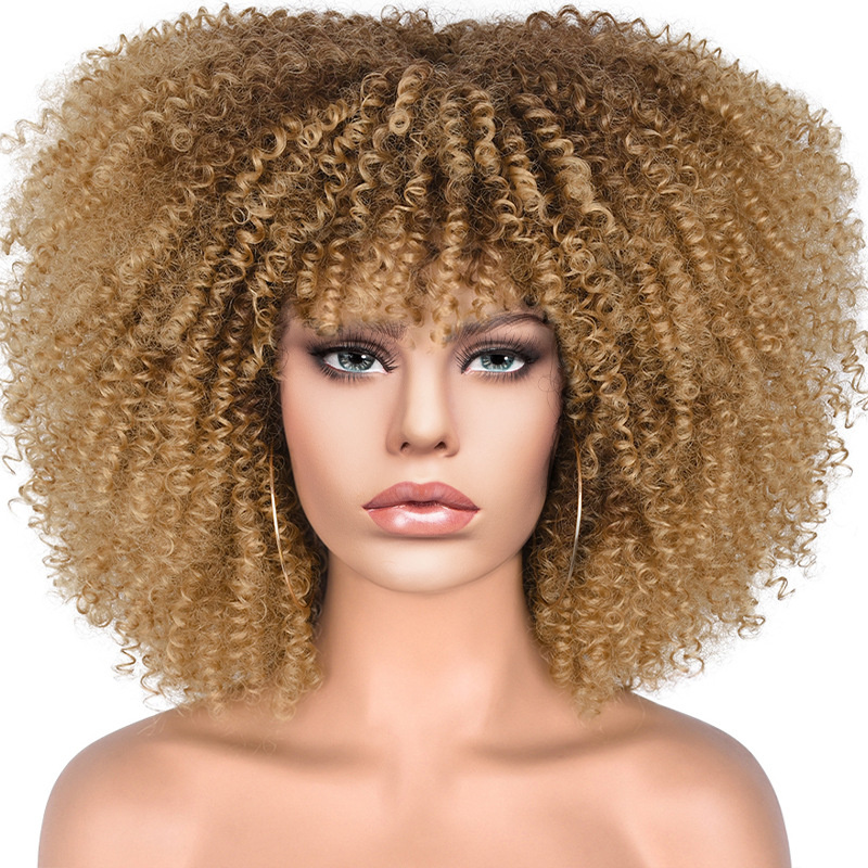 15Inch Curly Wigs for Black Women Afro Bomb Curly Wig - Image 31