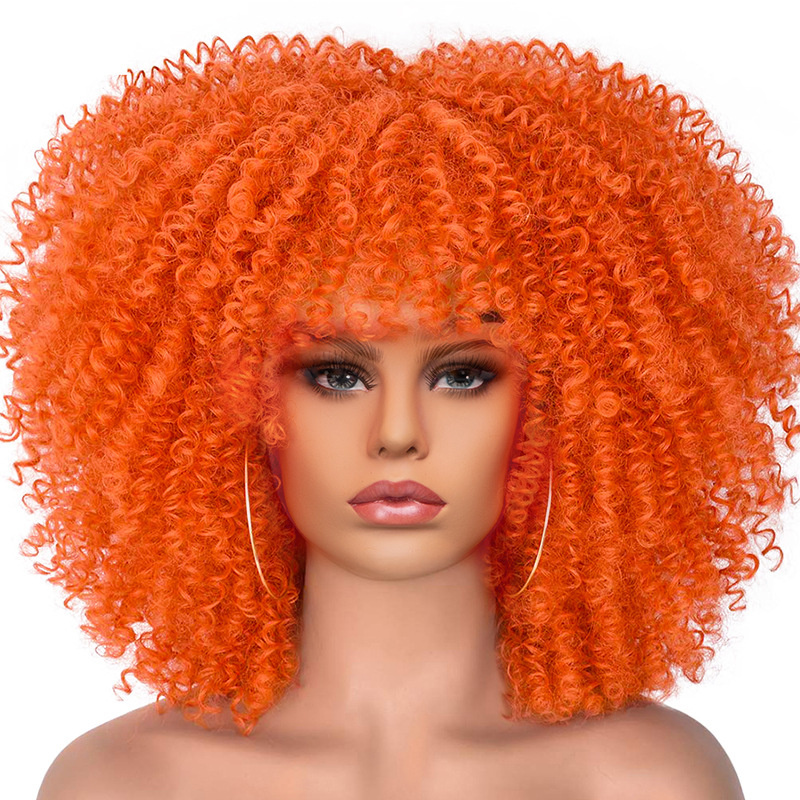15Inch Curly Wigs for Black Women Afro Bomb Curly Wig - Image 16