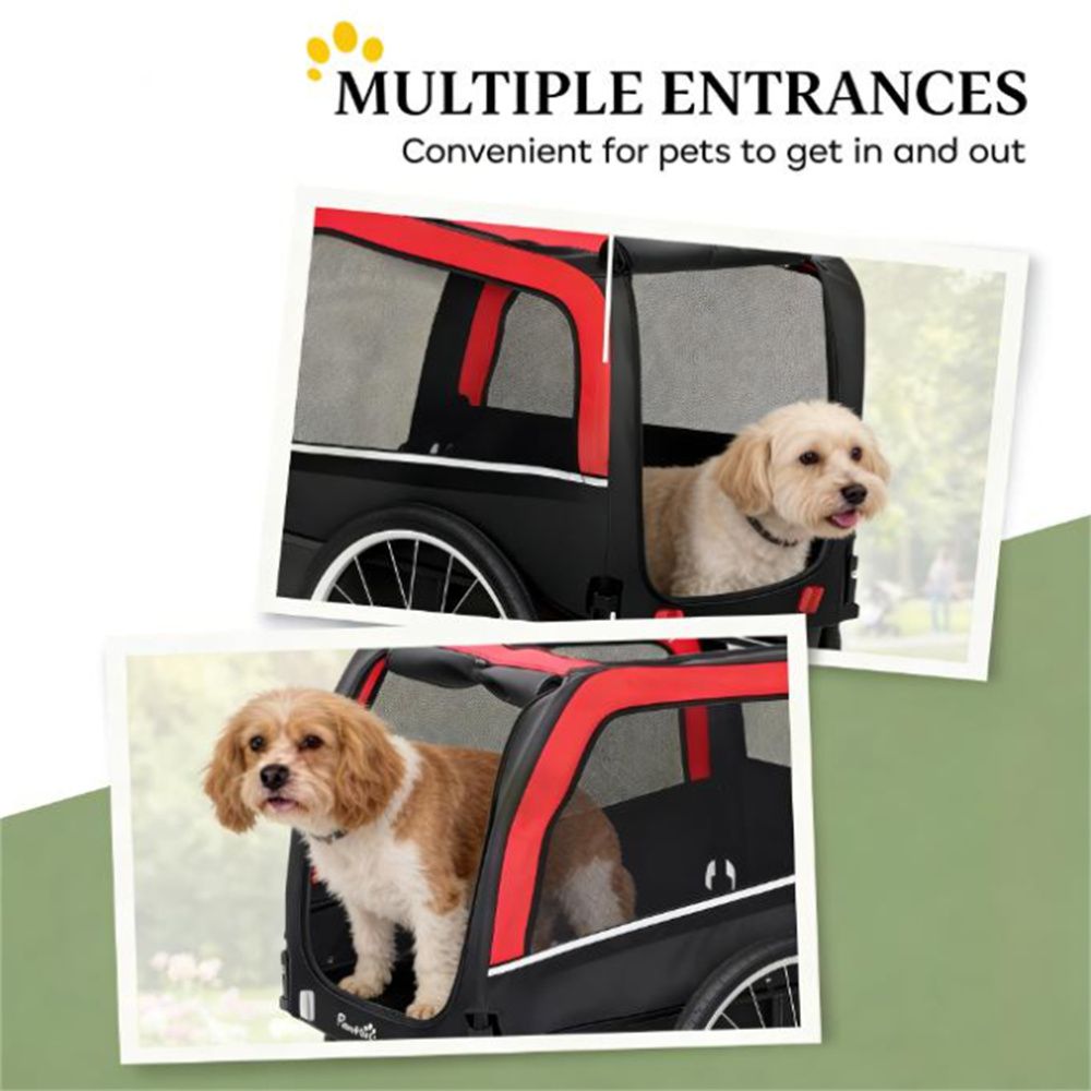 Dog bike trailer, pet bike bike holder - Image 2
