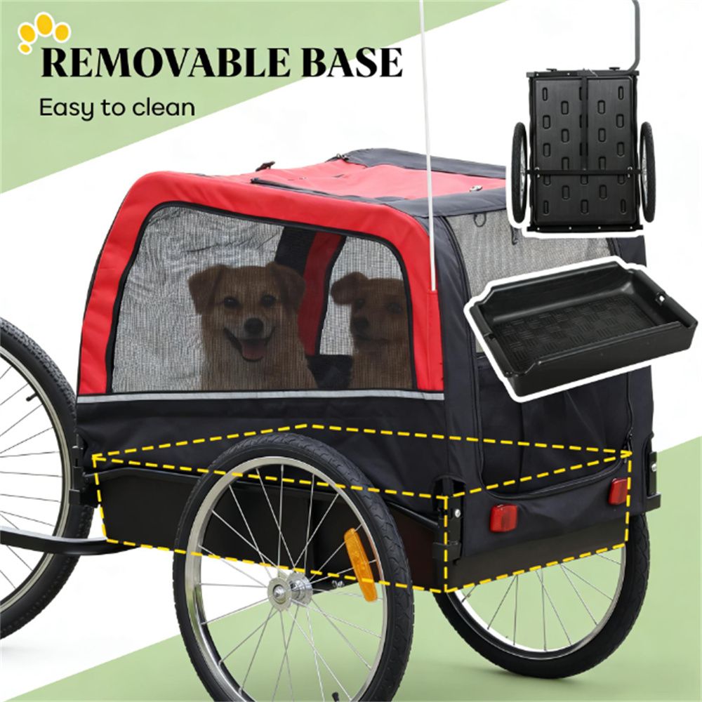 Dog bike trailer, pet bike bike holder - Image 3