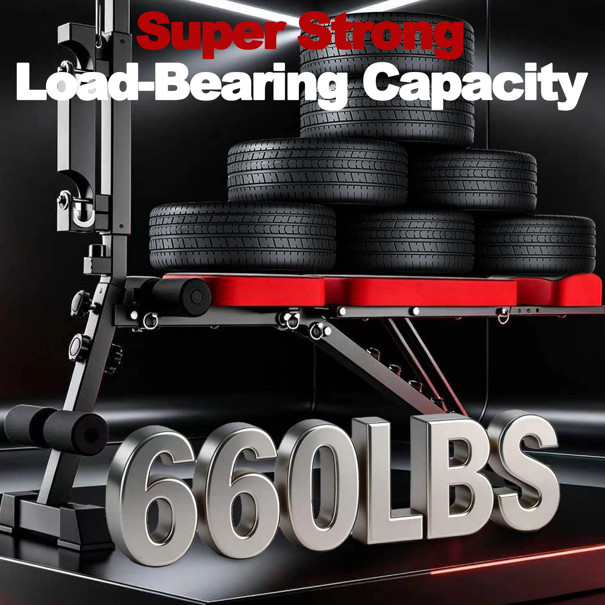 Multi-Functional Weight Bench with Pulley System and Adjustable Backrest - Image 2
