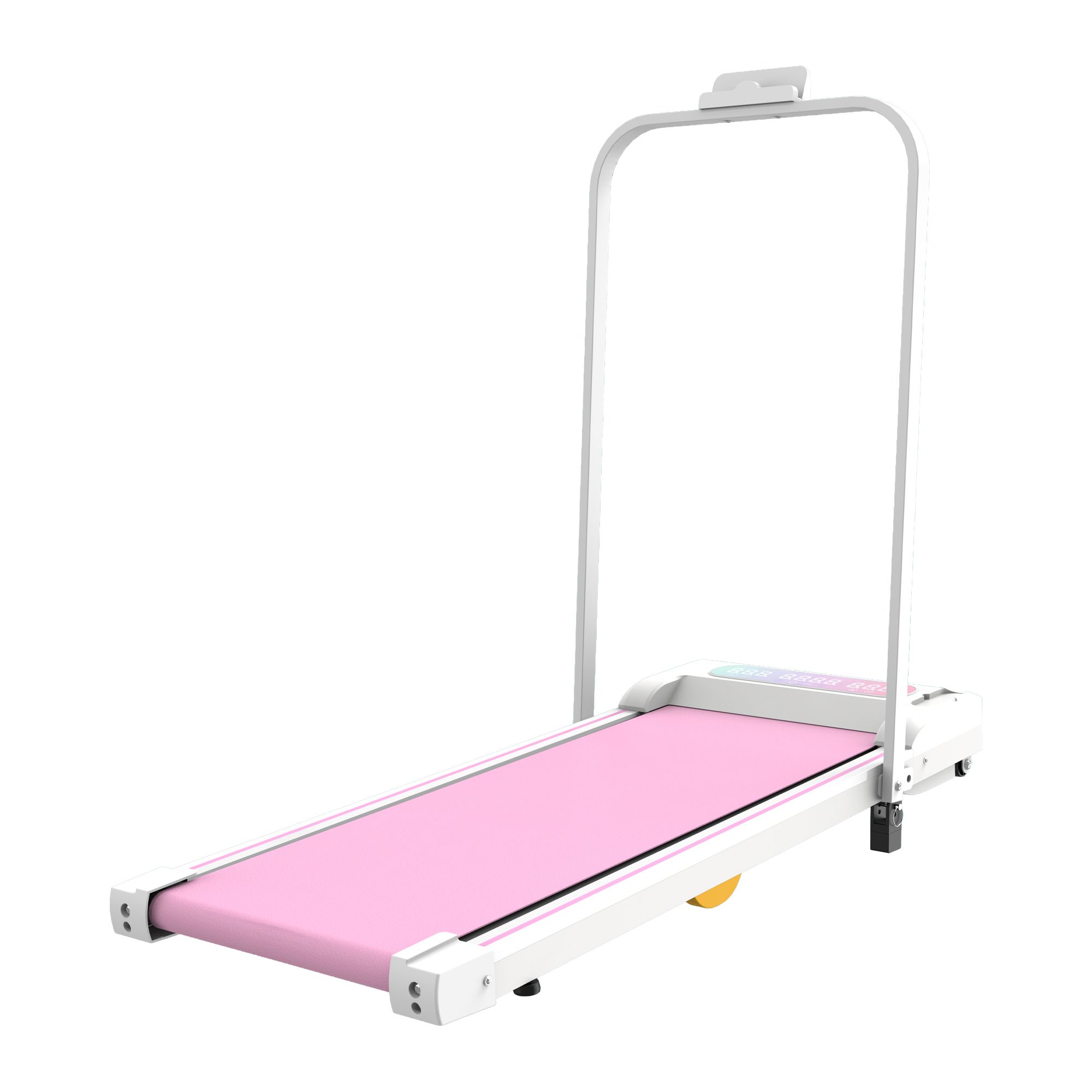 Under Desk Treadmill with Incline, Walking Pad, 2 in 1 Portable Treadmill with Handle Remote Control LED Display, Walking Jogging Machine for Home Office Use Pink - Image 15
