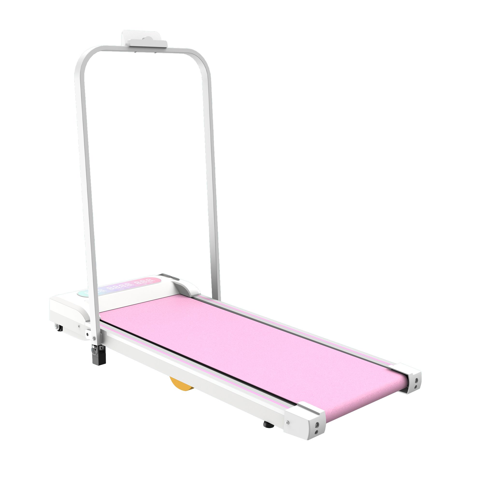 Under Desk Treadmill with Incline, Walking Pad, 2 in 1 Portable Treadmill with Handle Remote Control LED Display, Walking Jogging Machine for Home Office Use Pink - Image 19