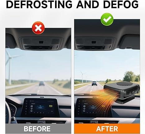 Car Heater Portable Electronic Auto Fan Heating Cooling - Image 3