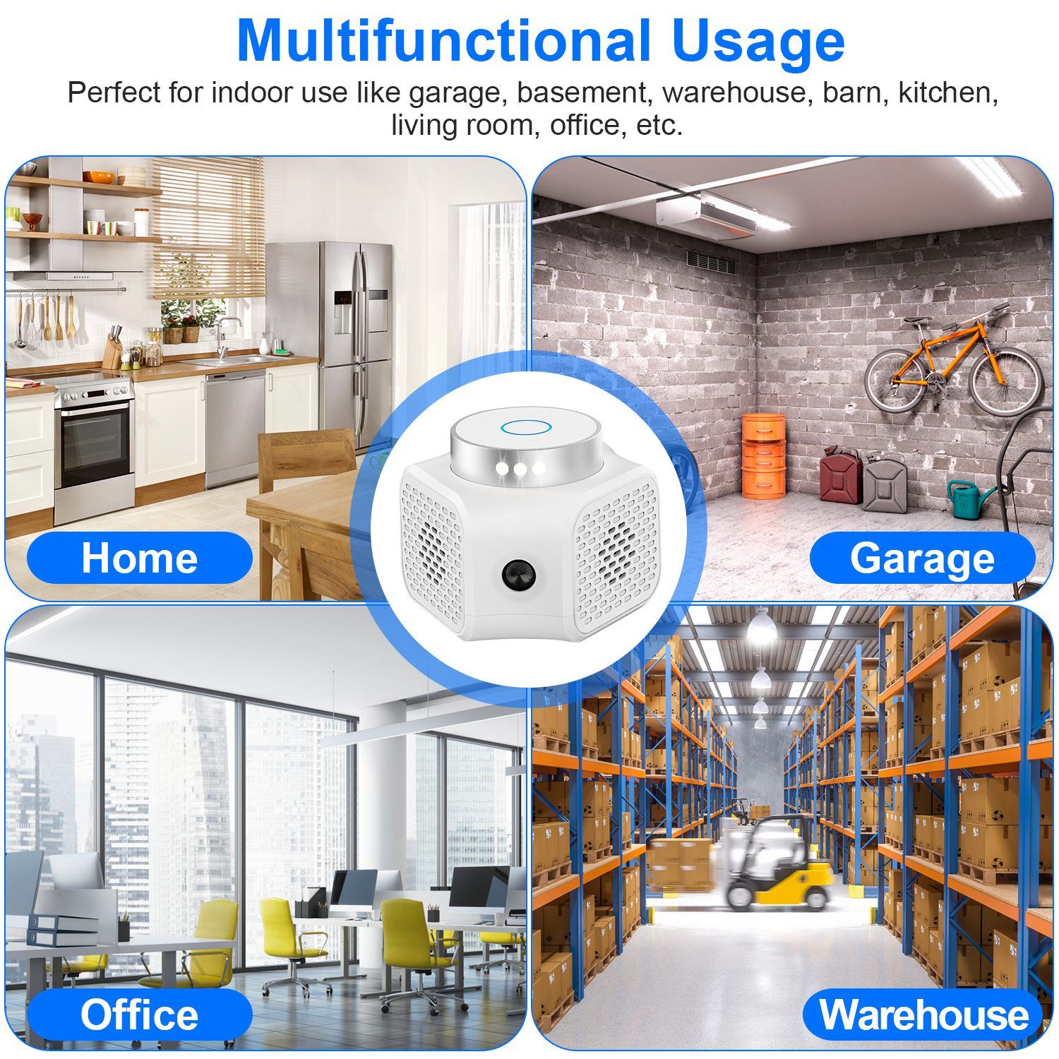 360° Ultrasonic Rodent Chaser Electronic Plug-in Mouse Control for Indoor Use Rodent Deterrent with Ultrasonic Sound - Image 7